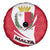 Malta Spare Tire Cover with Red White Swirl Design - Wonder Print Shop