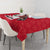 Malta Tablecloth with Red White Swirl Design - Wonder Print Shop
