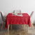 Malta Tablecloth with Red White Swirl Design - Wonder Print Shop