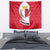 Malta Tapestry with Red White Swirl Design - Wonder Print Shop