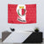 Malta Tapestry with Red White Swirl Design - Wonder Print Shop