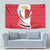 Malta Tapestry with Red White Swirl Design - Wonder Print Shop