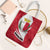 Malta Tote Bag with Red White Swirl Design - Wonder Print Shop