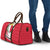 Malta Travel Bag with Red White Swirl Design - Wonder Print Shop