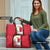 Malta Travel Bag with Red White Swirl Design - Wonder Print Shop