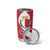 Malta Tumbler Cup with Red White Swirl Design - Wonder Print Shop