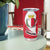 Malta Tumbler Cup with Red White Swirl Design - Wonder Print Shop