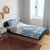 Malta Bedding Set with Blue White Tile Design and Maltese Cross Pattern - Wonder Print Shop