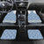 Malta Car Mats with Blue White Tile Design and Maltese Cross Pattern - Wonder Print Shop
