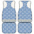Malta Car Mats with Blue White Tile Design and Maltese Cross Pattern - Wonder Print Shop