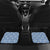 Malta Car Mats with Blue White Tile Design and Maltese Cross Pattern - Wonder Print Shop