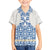 Malta Hawaiian Shirt with Blue White Tile Design and Maltese Cross Pattern - Wonder Print Shop