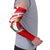Malta Arm Sleeves with Red White Starburst Design - Wonder Print Shop