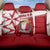 Malta Back Car Seat Cover with Red White Starburst Design - Wonder Print Shop