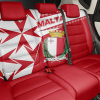 Malta Back Car Seat Cover with Red White Starburst Design - Wonder Print Shop