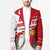 Malta Blazer with Red White Starburst Design - Wonder Print Shop