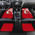 Malta Car Mats with Red White Starburst Design - Wonder Print Shop