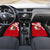 Malta Car Mats with Red White Starburst Design - Wonder Print Shop