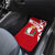 Malta Car Mats with Red White Starburst Design - Wonder Print Shop