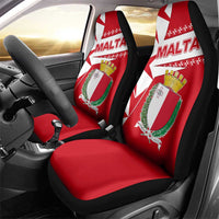 Malta Car Seat Cover with Red White Starburst Design - Wonder Print Shop