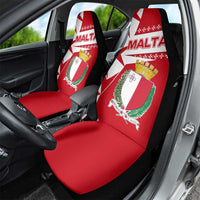 Malta Car Seat Cover with Red White Starburst Design - Wonder Print Shop