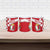 Malta Ceramic Mug with Red White Starburst Design - Wonder Print Shop