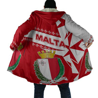 Malta Cloak with Red White Starburst Design - Wonder Print Shop