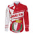 Malta Family Matching Puletasi and Hawaiian Shirt with Red White Starburst Design - Wonder Print Shop