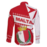 Malta Family Matching Puletasi and Hawaiian Shirt with Red White Starburst Design - Wonder Print Shop