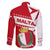 Malta Family Matching Short Sleeve Bodycon Dress and Hawaiian Shirt with Red White Starburst Design - Wonder Print Shop