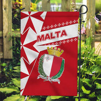 Malta Garden Flag with Red White Starburst Design - Wonder Print Shop