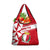 Malta Grocery Bag with Red White Starburst Design - Wonder Print Shop
