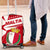 Malta Luggage Cover with Red White Starburst Design - Wonder Print Shop