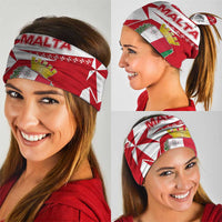 Malta Neck Gaiter with Red White Starburst Design TS04