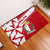 Malta Rubber Doormat with Red White Starburst Design - Wonder Print Shop