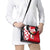 Malta Shoulder Handbag with Red White Starburst Design - Wonder Print Shop