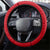 Malta Steering Wheel Cover with Red White Starburst Design - Wonder Print Shop