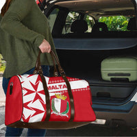 Malta Travel Bag with Red White Starburst Design - Wonder Print Shop