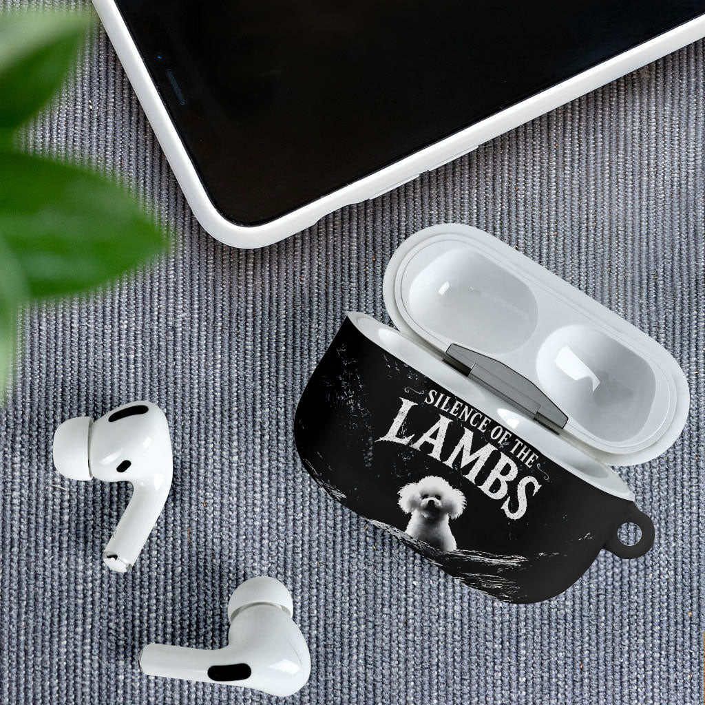 A Little Lamb in the Killer Silence Cute Serial Dog AirPods Case Pet Lover