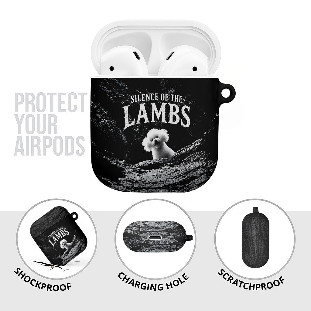 A Little Lamb in the Killer Silence Cute Serial Dog AirPods Case Pet Lover