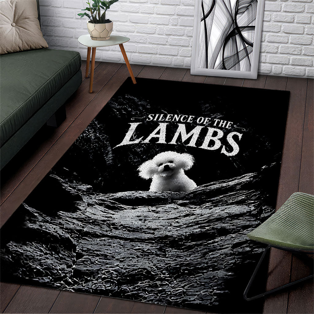 A Little Lamb in the Killer Silence Cute Serial Dog Area Rug Pet Lover