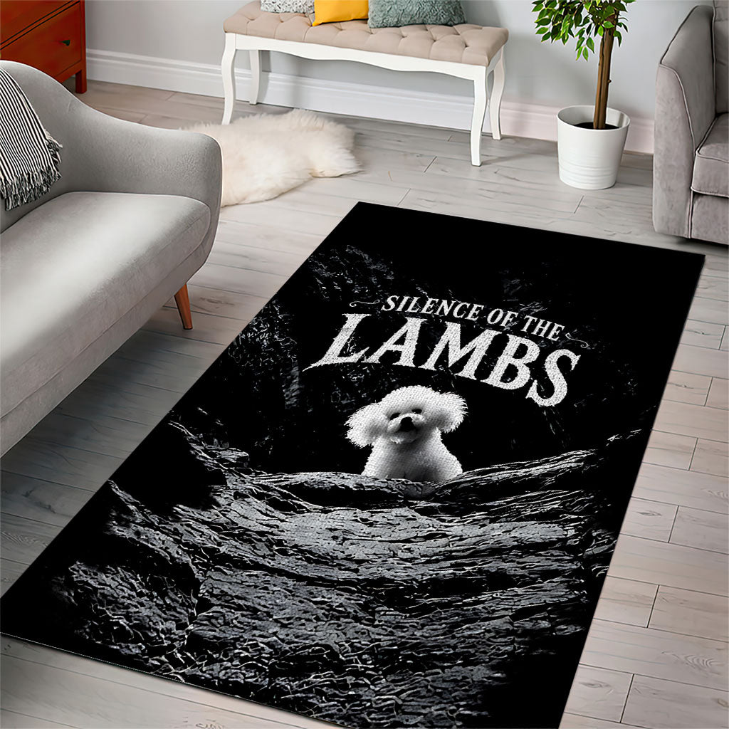 A Little Lamb in the Killer Silence Cute Serial Dog Area Rug Pet Lover