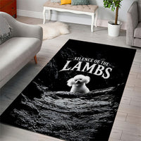 A Little Lamb in the Killer Silence Cute Serial Dog Area Rug Pet Lover