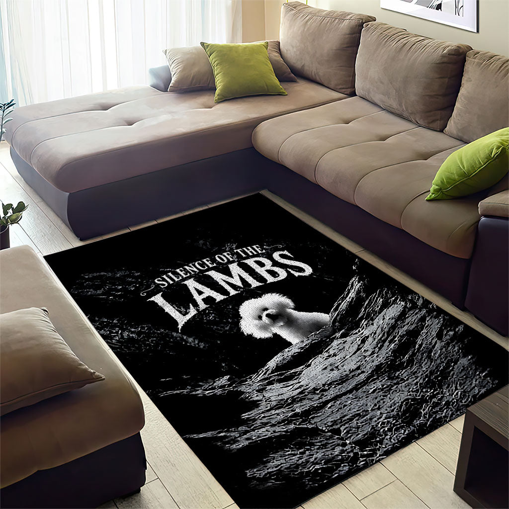 A Little Lamb in the Killer Silence Cute Serial Dog Area Rug Pet Lover