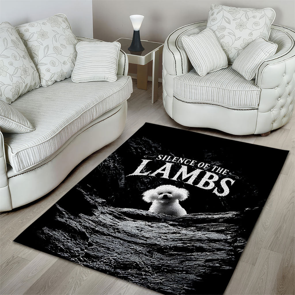 A Little Lamb in the Killer Silence Cute Serial Dog Area Rug Pet Lover