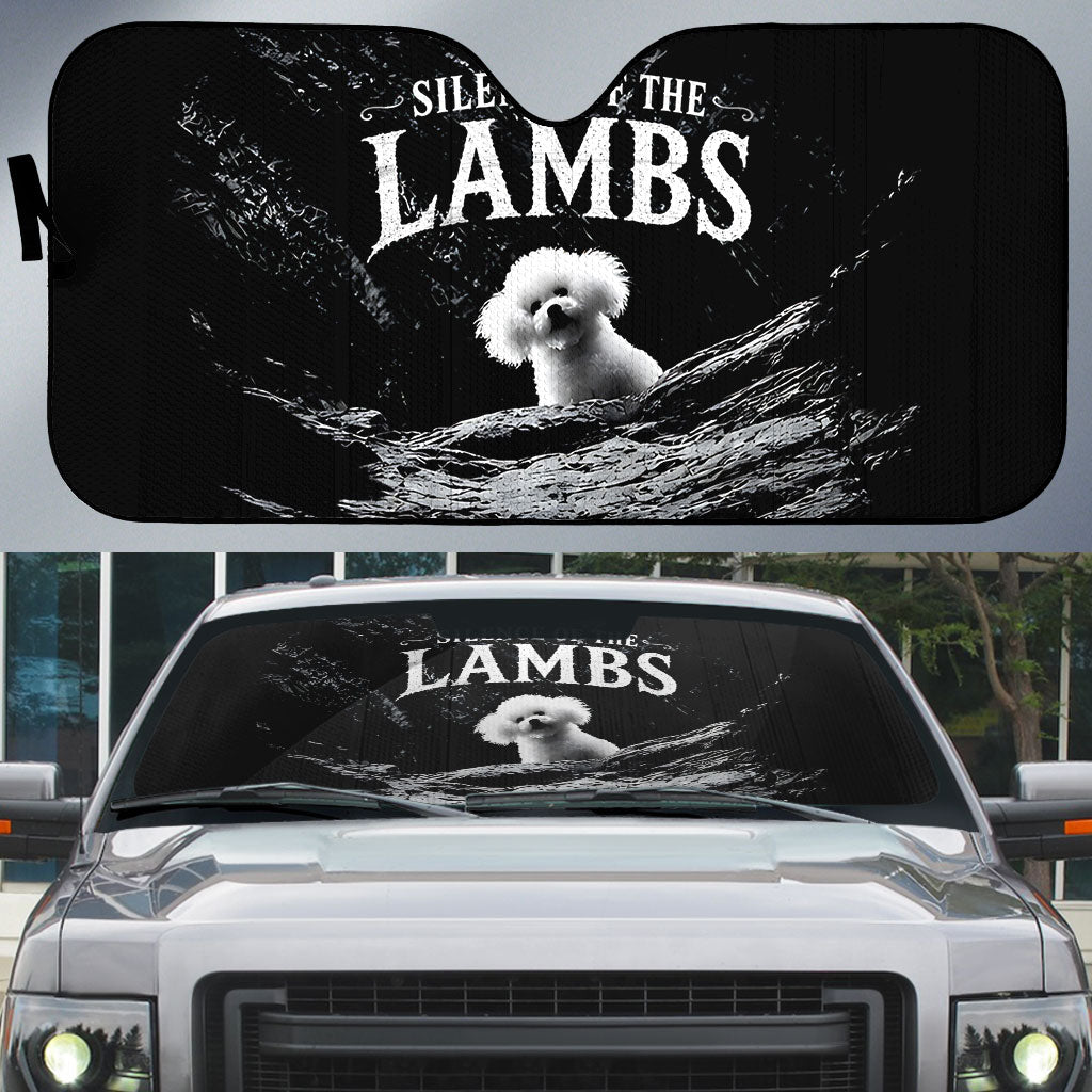 A Little Lamb in the Killer Silence Cute Serial Dog Auto Sun Shade Pet Lover