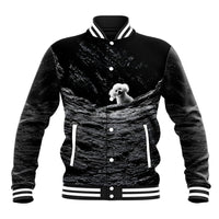 A Little Lamb in the Killer Silence Cute Serial Dog Baseball Jacket Pet Lover
