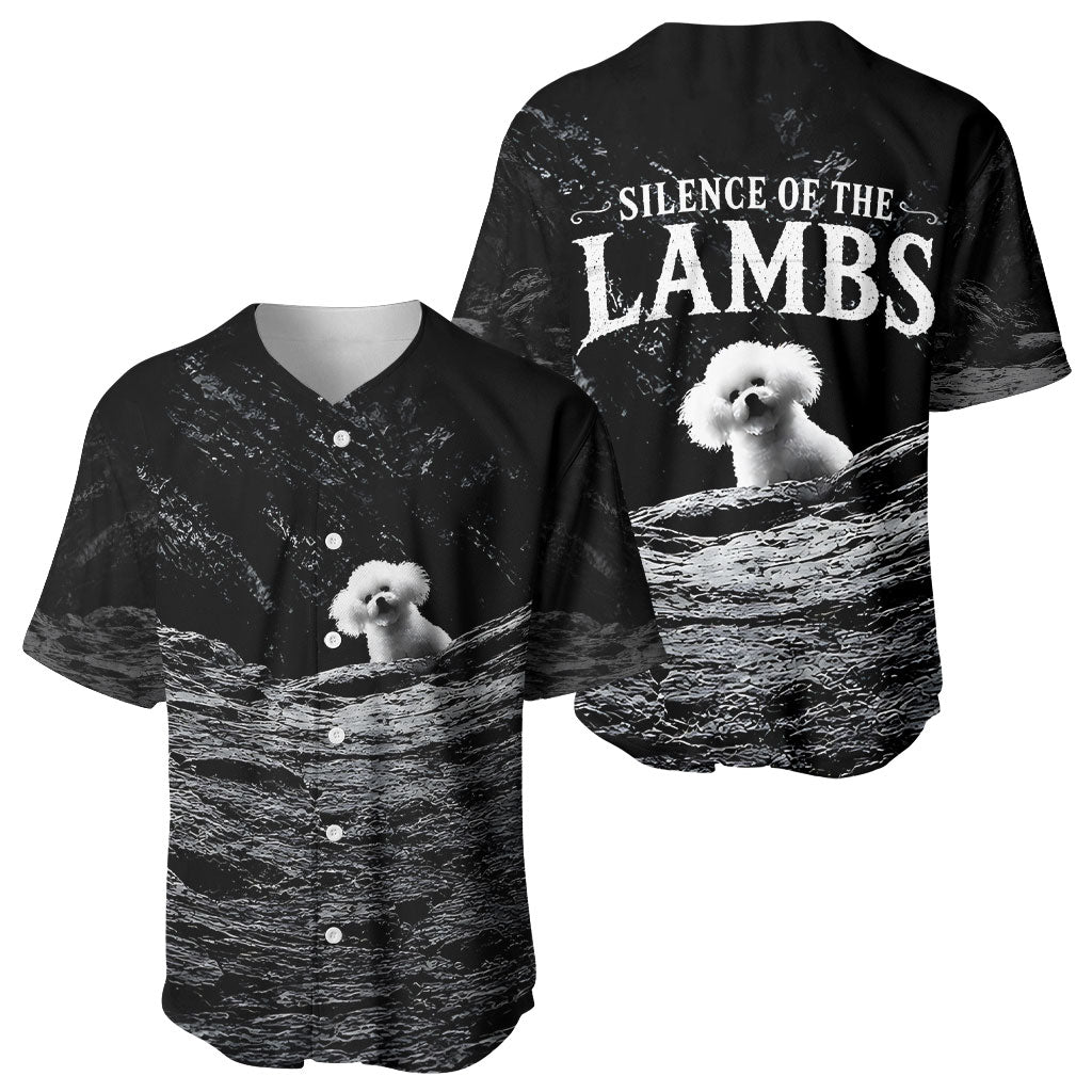 A Little Lamb in the Killer Silence Cute Serial Dog Baseball Jersey Pet Lover