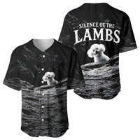 A Little Lamb in the Killer Silence Cute Serial Dog Baseball Jersey Pet Lover