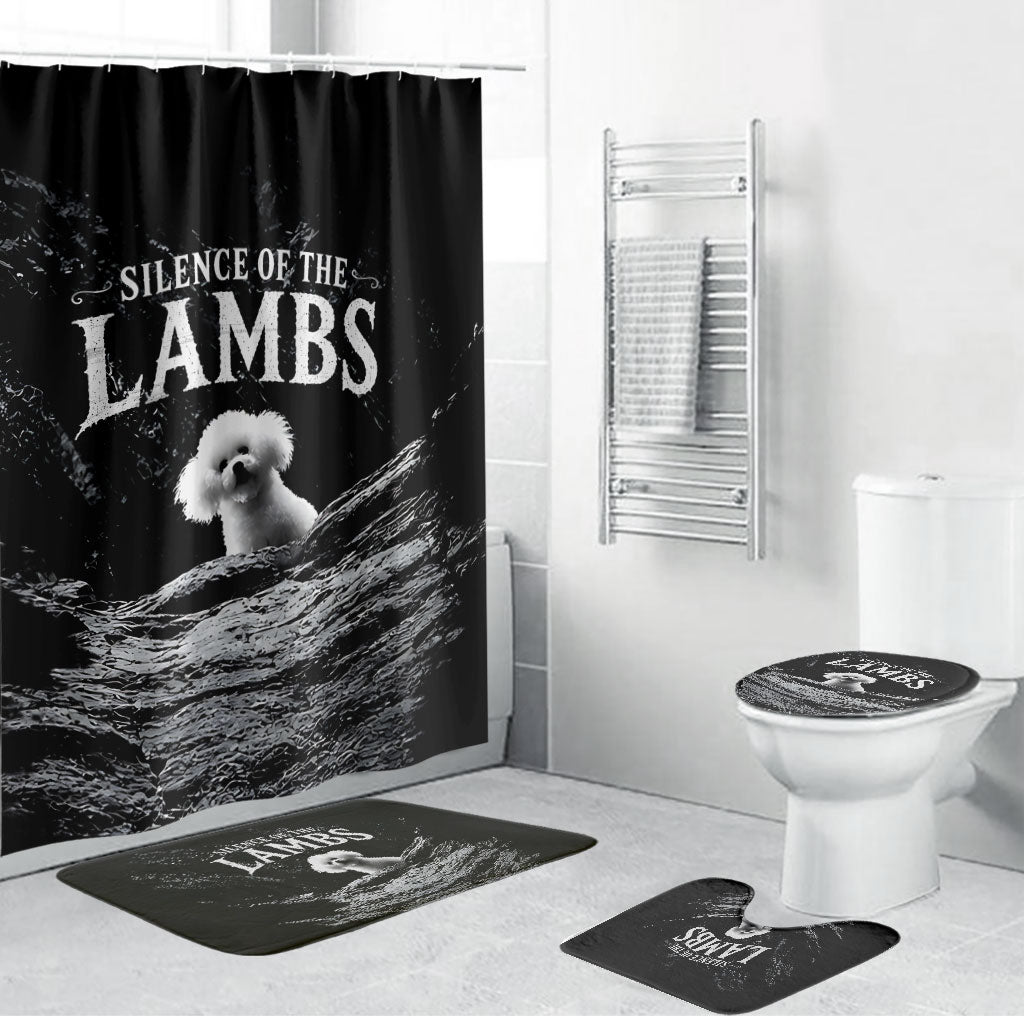 A Little Lamb in the Killer Silence Cute Serial Dog Bathroom Set Pet Lover